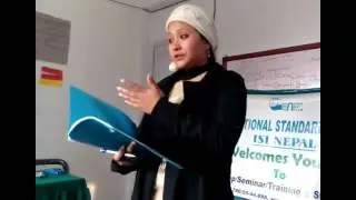 What Our Trainees Say?(Ms.Shila Lama from SAVE THE CHILDREN,Nepal)!