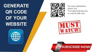 How to Generate QR Code for Your Website in HTML || Google Chart API || Player Of Code🔴
