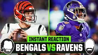 NFL Week 10 TNF Instant Reaction | Cincinnati Bengals vs Baltimore Ravens