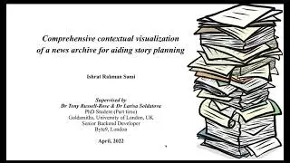 Ishrat Sami - Comprehensive contextual visualization of a news archive