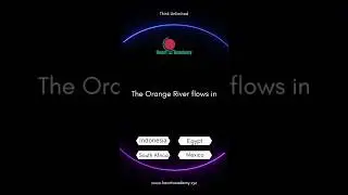 The Orange River flows in --- #quiz #gk #learn #education #knowledge #general_knowledge