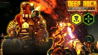 DRILLER GAMEPLAY | Point Extraction - Burning Everything! | Deep Rock Galactic [Ultrawide]