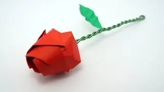 Origami Rose tutorial (Davor Vinko)