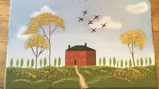 Craft Tutorial Part 2: Painting Rufus Porter Style Folk Art