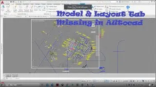 Model & Layout Tab Missing in AUtocad
