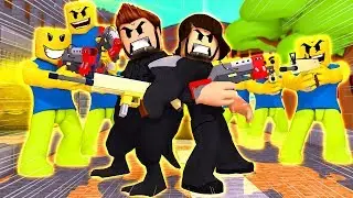 BABY BLOOPER KILLS FORTNITE NOOBS! (Roblox Fortnite)
