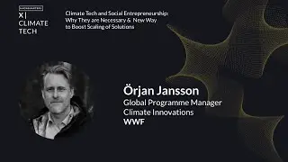 Hackquarters X | Climate Tech - Keynote: Climate Tech and Social Entrepreneurship