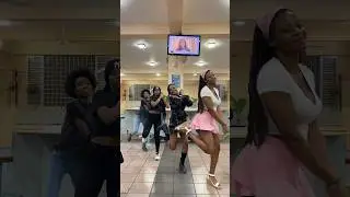 Valkyries #shorts : Valkyries do Popular TikTok Dance in Food Court