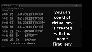How to install, create, activate and deactivate Python Virtual environment in 2 minutes