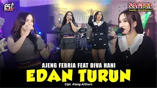 Ajeng febria feat Diva Hani - Edan Turun | Sagita Assololley | Dangdut (Official Music Video)