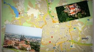 Brno, Přehrada, Špilberk, nábřeží - okem dronu Yuneec Q500 4k