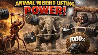 Strongest Animals in the World 🦍 | Who Can Lift the Most Weight?