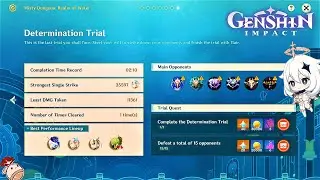 Determination Trial | Misty Dungeon: Realm of Water | Genshin Impact
