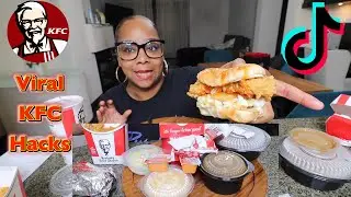These TIKTOK viral KFC Hacks were surprisingly delicious! KFC hacks mukbang!