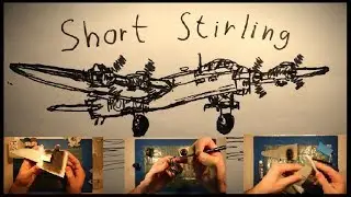 Часть 5: ПОКРАСКА ШАССИ И СБОРКА КРЫЛА (Short Stirling Mk.4)