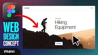 Create This Effect in Figma (No Plugins Needed) – Web Design Concept