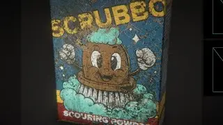 Scrubbo (Old) Junk Item -  Wasteland Post Apocalyptic Survival Game Item, Unity 3d