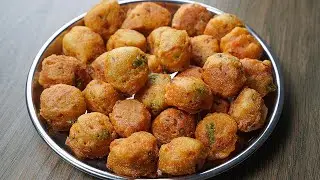 Crispy Suji Pakora Recipe | Delicious Semolina Snacks | Yummy