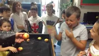 Natasha and Alex Apple Bobbing