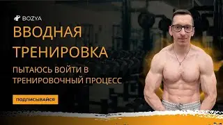 Вводная тренировка. ПЫТАЮСЬ войти в ТРЕНИРОВОЧНЫЙ ПРОЦЕСС.