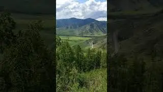 вид с  перевала Чике-Таман. Алтай