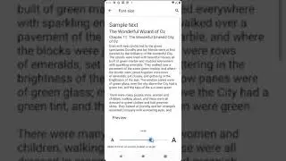 Change text size on Android - Font size