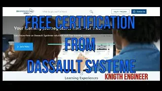 #FREE Certification Courses Of SOLIDWORK, CATIA ,etc. From Dassault Systeme | 3DEXPERIENCE | PART 1|