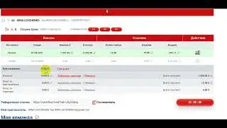 Снимаю очередное начисление в Сashflow