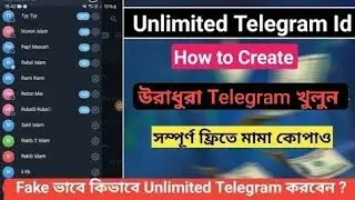 Unlimited Telegram Account | Unlimited Fake Number Telegram | Binance Offer | Unlimited Reffer