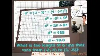 Algebra 1 - Distance and Midpoint Formulas