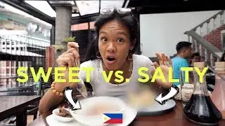SWEET VS SALTY FILIPINO BREAKFAST CHALLENGE - Which one for you?