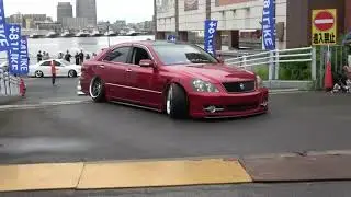 STANCE CARS LEAVING A CAR SHOW