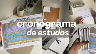 COMO MONTAR UM CRONOGRAMA DE ESTUDOS PASSO A PASSO |
