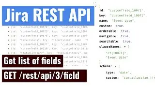 Jira REST API - Get the list of fields