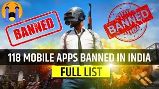 PUBG Banned In India || Total 118 App Banned In India || All Ban App List || M Tech