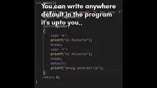 Deep dive in switch C programming | 