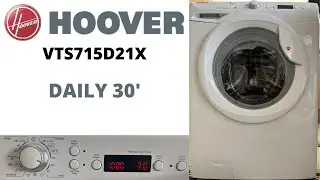Hoover VisionTech VTS715D21X Washing Machine - Daily 30’