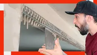 💪 How to Make a DRYWALL Finish with Paste and Placement of CORNER for a Finish of a TABICA 🔨
