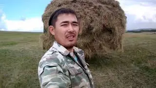 Везём сено домой. Испытание новой сеновозки.