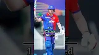 Most century for DC by players #shorts #viral