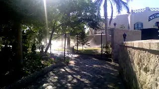 Система полива в отеле (Египет Coral Beach Resort)