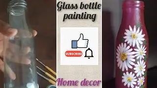 #craft #diy #homedecor Glass Bottle decor |  craft ideas | DIY decor ideas| Home decor |