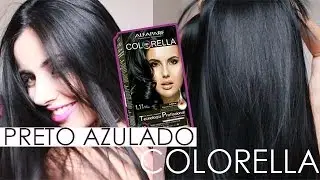 TESTANDO: PRETO AZULADO COLORELLA (Alfaparf)