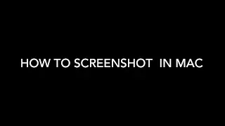 How to do Screenshot in Mac #ScreenshotInMac #MacTutorial #HowTo