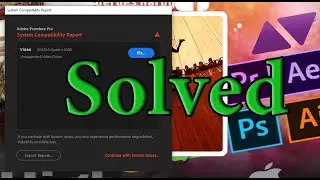 Unsupported video driver - Adobe premiere - Adobe AE - 2020