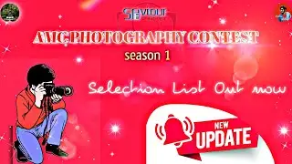 Selection list AMC Photography Contest  SEASON 1 