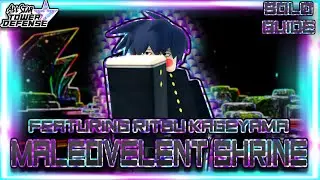 Malevolent Shrine Raid Solo Guide featuring Ritsu Kageyama