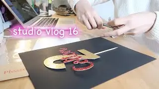 Studio Vlog 16 - Making Cake Toppers, Graduation Banner And Packing Etsy Orders | Jtru Designs