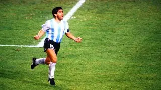 Diego Maradona Show For Argentina vs Mexico 1-1 Friendly 1985 HD