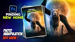Finding New Home | Photo Manipulation | Adobe Photoshop Tutorial | Speed Art